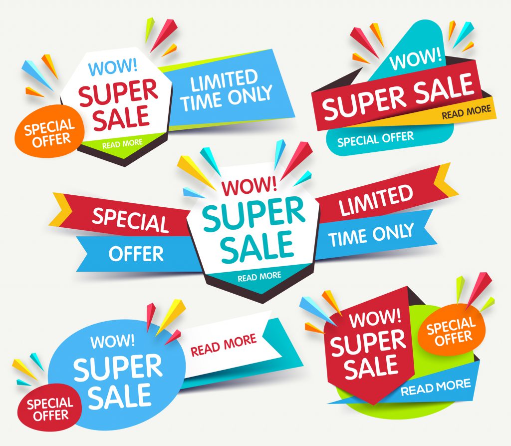 Look for these signs when shopping to find the best deals.