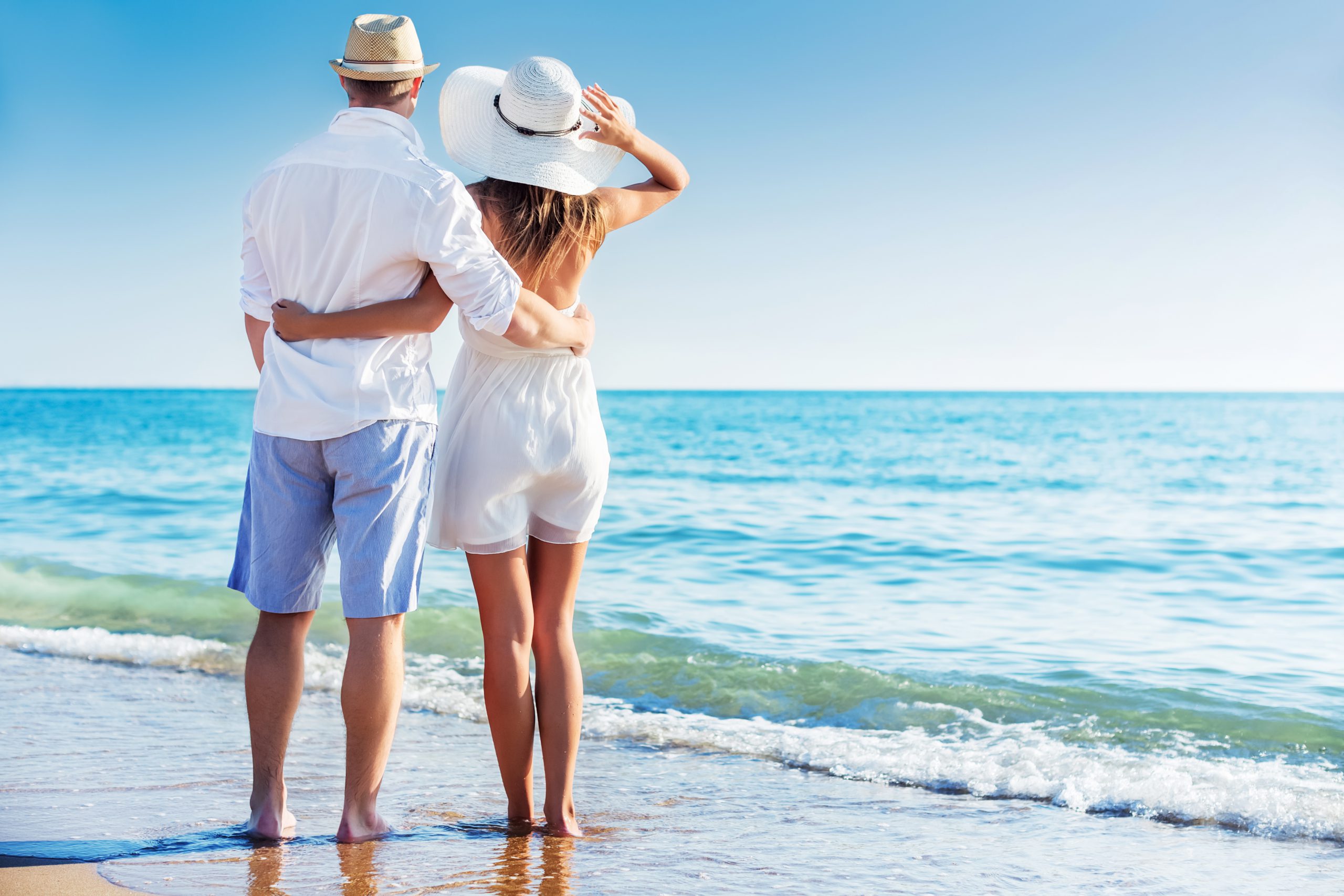 couple on beach